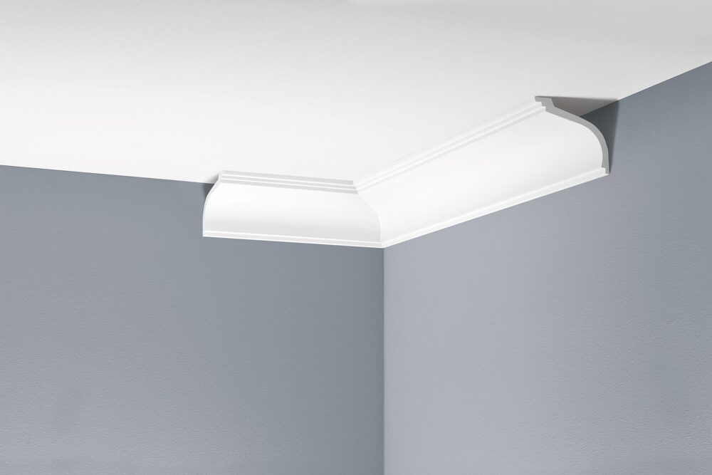 Deckenleiste glatt 95 × 105 mm