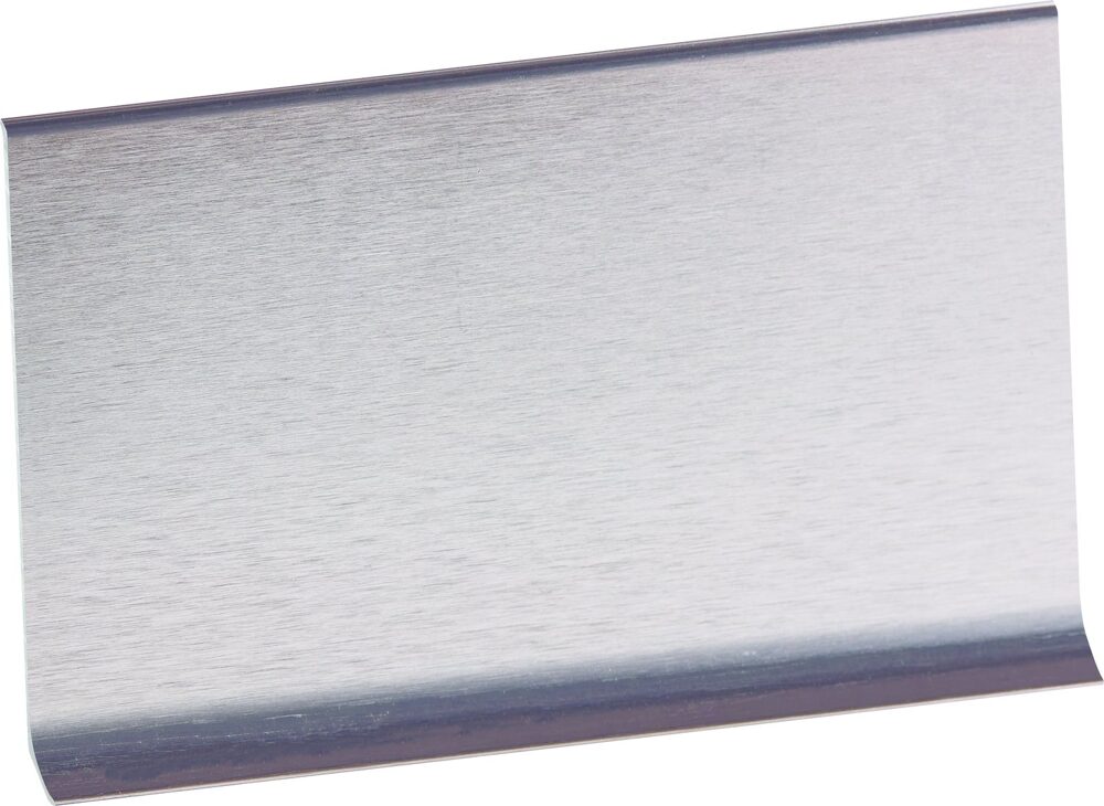 Aluminium-Sockelleiste 100 mm, Kaffee gebürstet