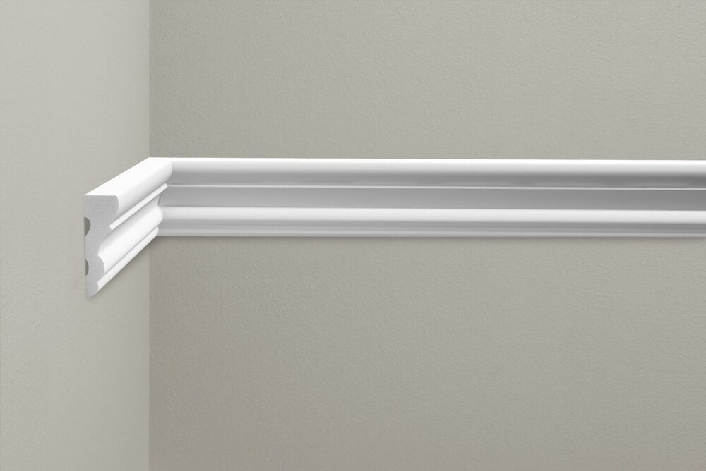 Wandleiste glatt 52 × 17 mm
