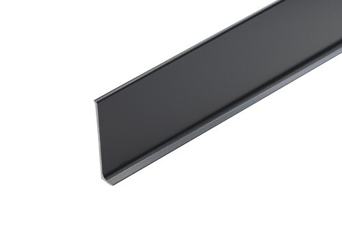 Aluminium-Sockelleiste 59 mm, schwarzgrau (RAL 7021)