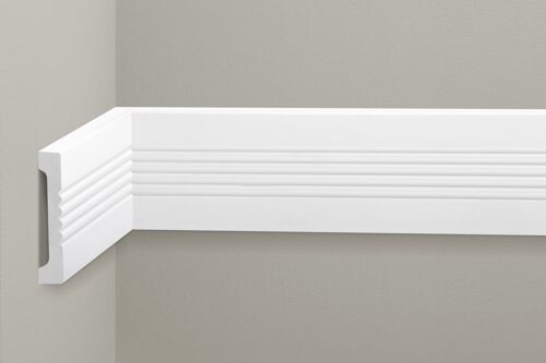Wandleiste glatt 114 × 20 mm
