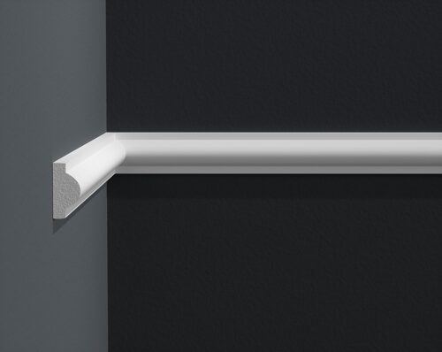Wandleiste glatt 22 × 10 mm