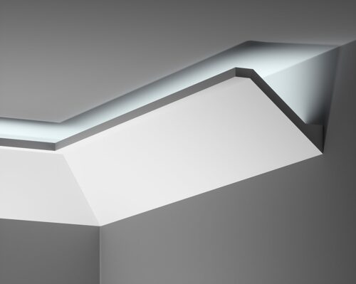 Deckenleiste glatt 100 × 120 mm