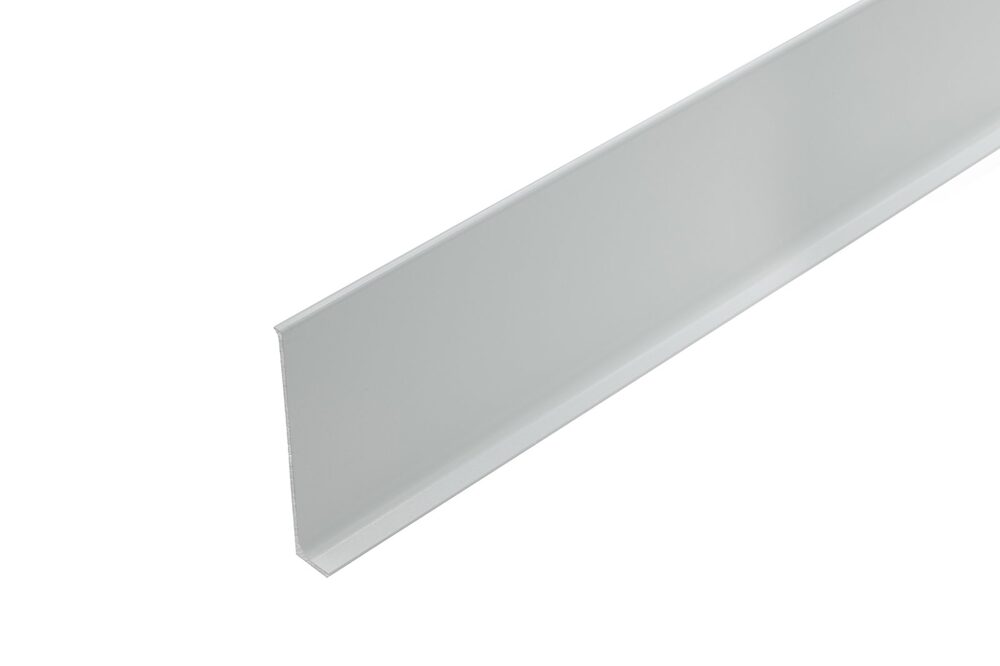 Aluminium-Sockelleiste 59 mm, lichtgrau (RAL 7035)