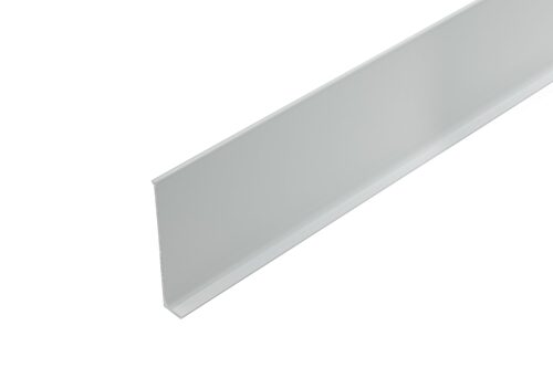 Aluminium-Sockelleiste 59 mm, lichtgrau (RAL 7035)