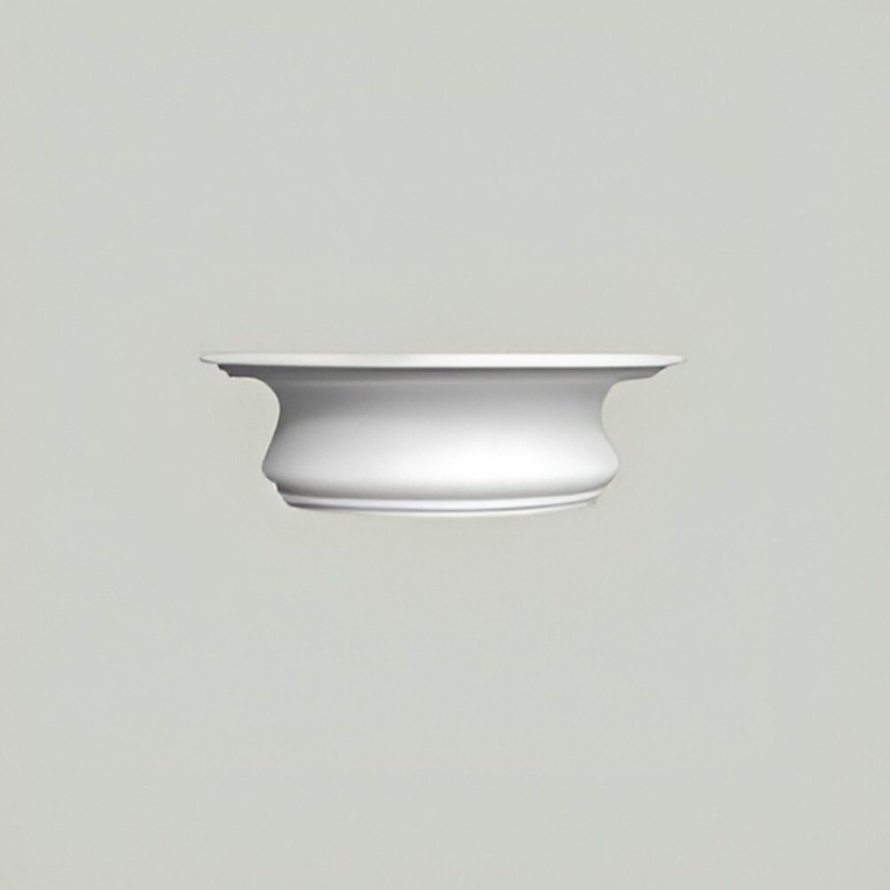 Halbsäulen-Kapitell, Breite 38,5 cm, Höhe 12 cm