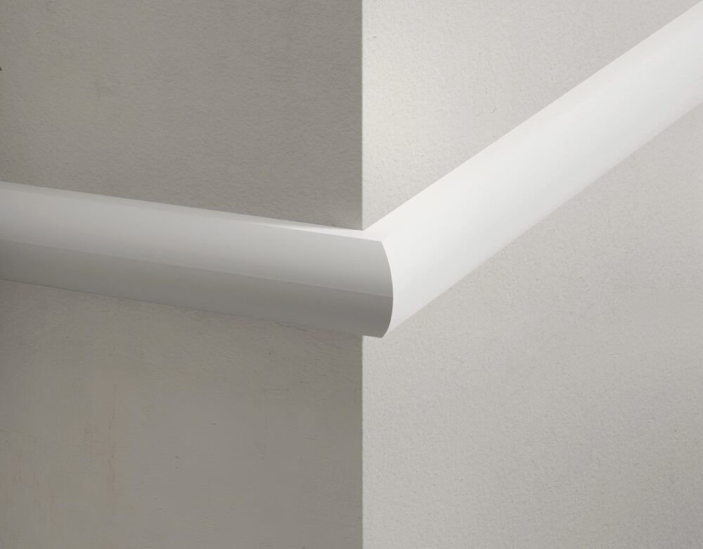 Wandleiste glatt 40 × 20 mm · Profil 1050