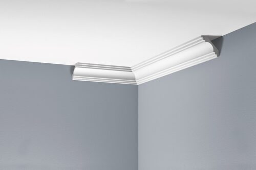 Deckenleiste glatt 70 × 70 mm, flexibel