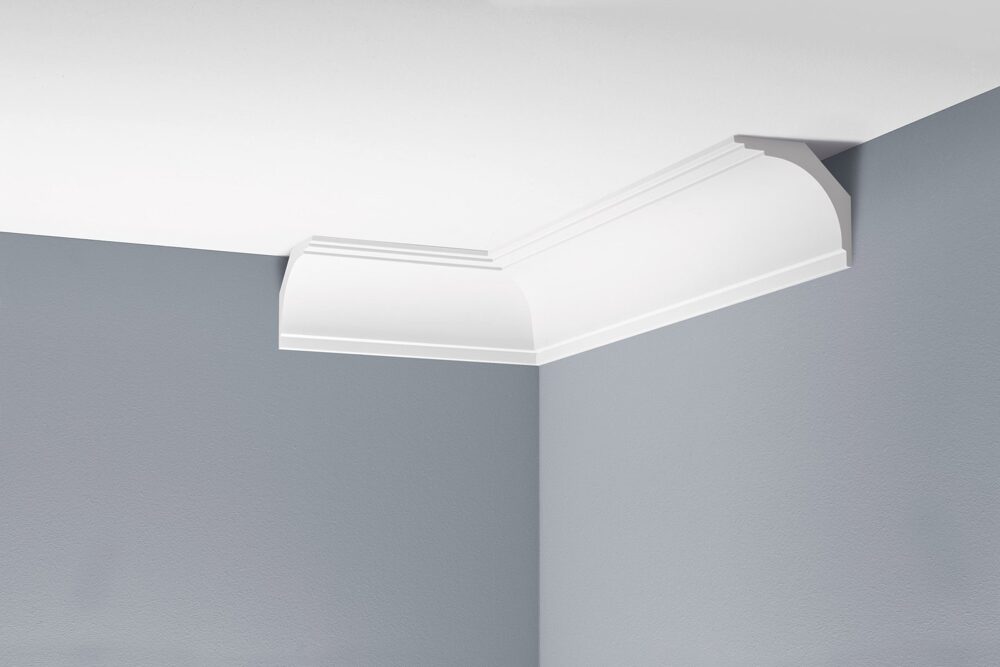Deckenleiste glatt 110 × 120 mm