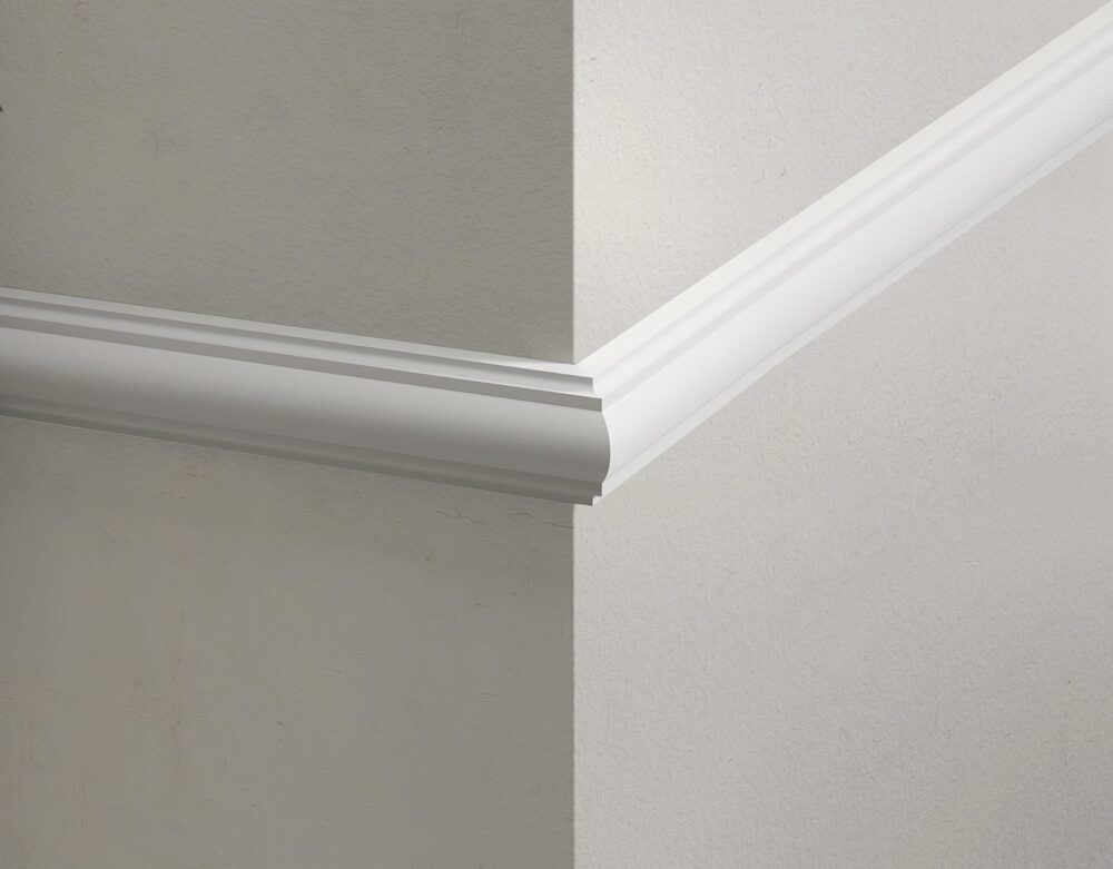 Wandleiste glatt 34 × 16 mm