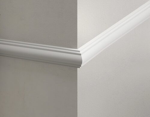 Wandleiste glatt 34 × 16 mm