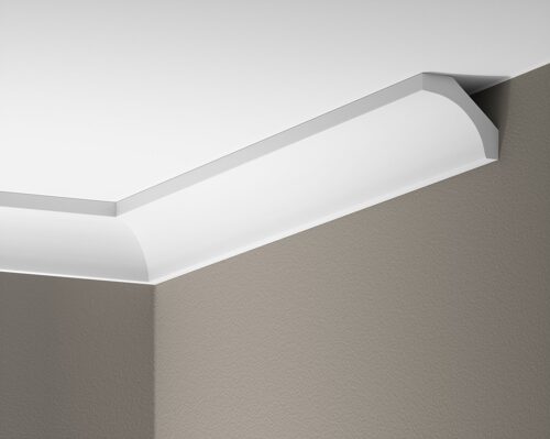Deckenleiste glatt 62 × 70 mm
