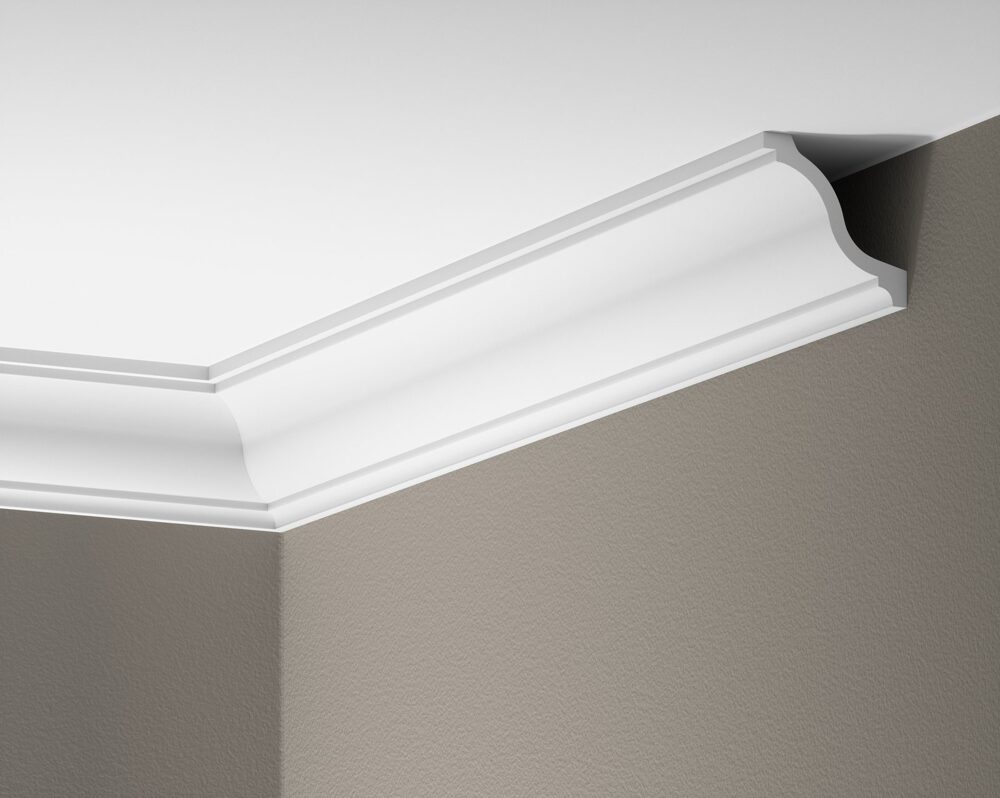 Deckenleiste glatt 70 × 70 mm · Profil 1080