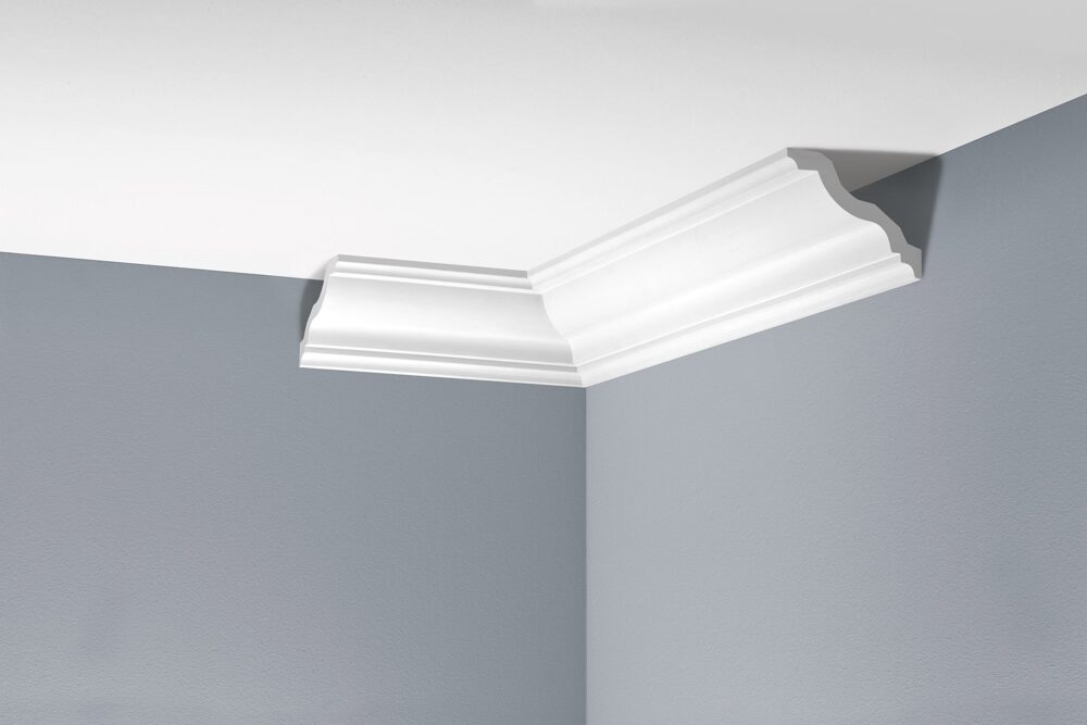 Deckenleiste glatt 105 × 125 mm