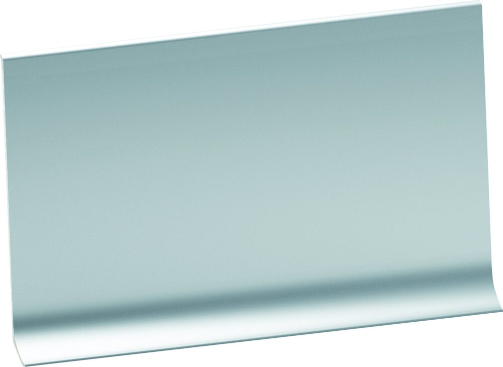 Aluminium-Sockelleiste 100 mm, silber eloxiert