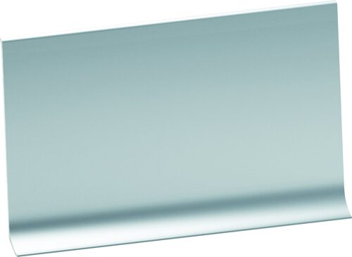 Aluminium-Sockelleiste 100 mm, silber eloxiert