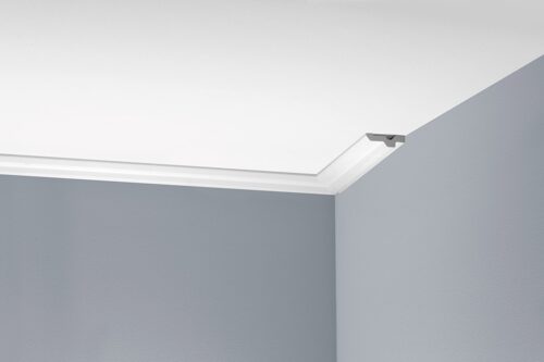 Deckenleiste glatt 20 × 60 mm