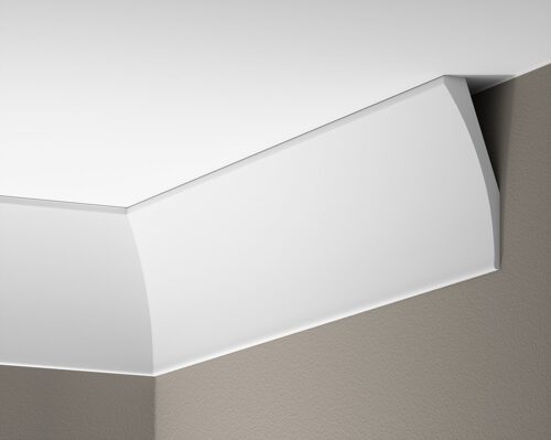 Deckenleiste glatt 150 × 50 mm