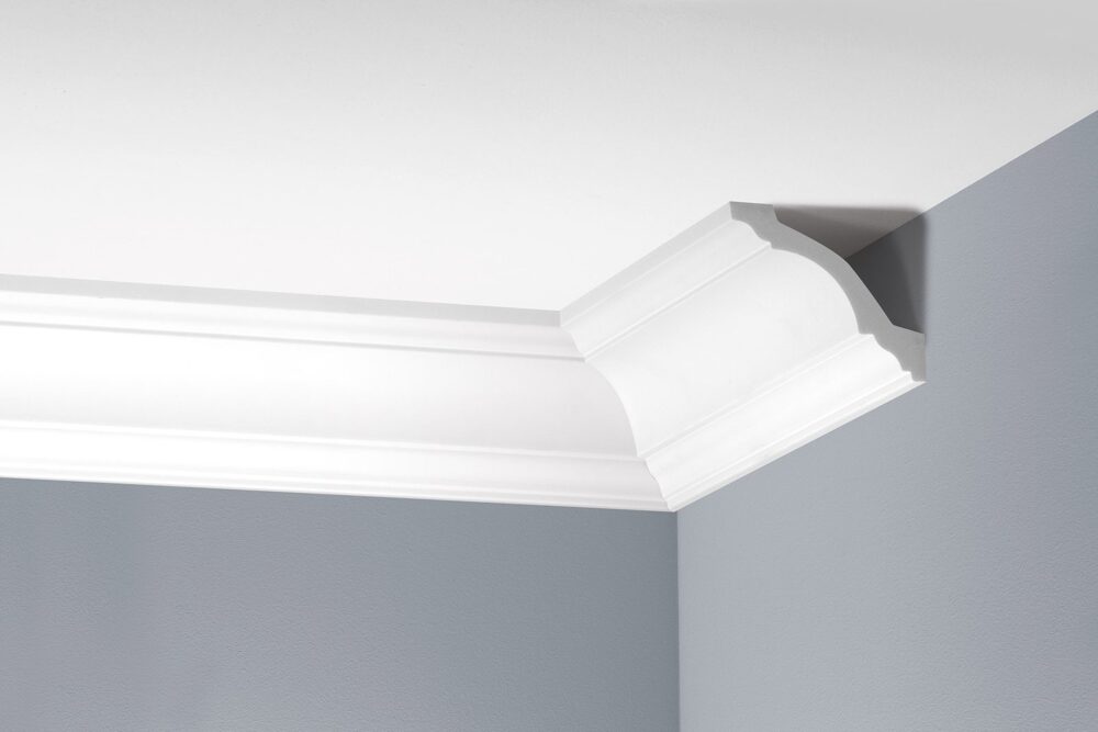Deckenleiste glatt 81 × 81 mm