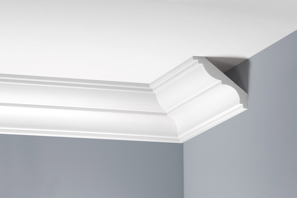 Deckenleiste glatt 85 × 90 mm