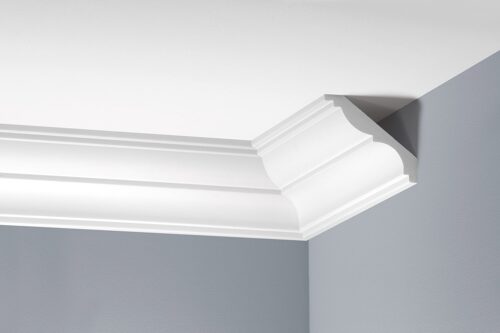 Deckenleiste glatt 85 × 90 mm