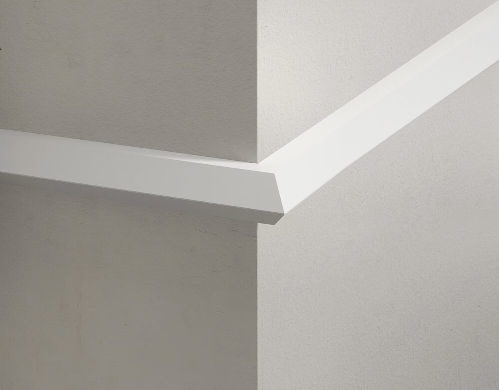Wandleiste glatt 30 × 25 mm