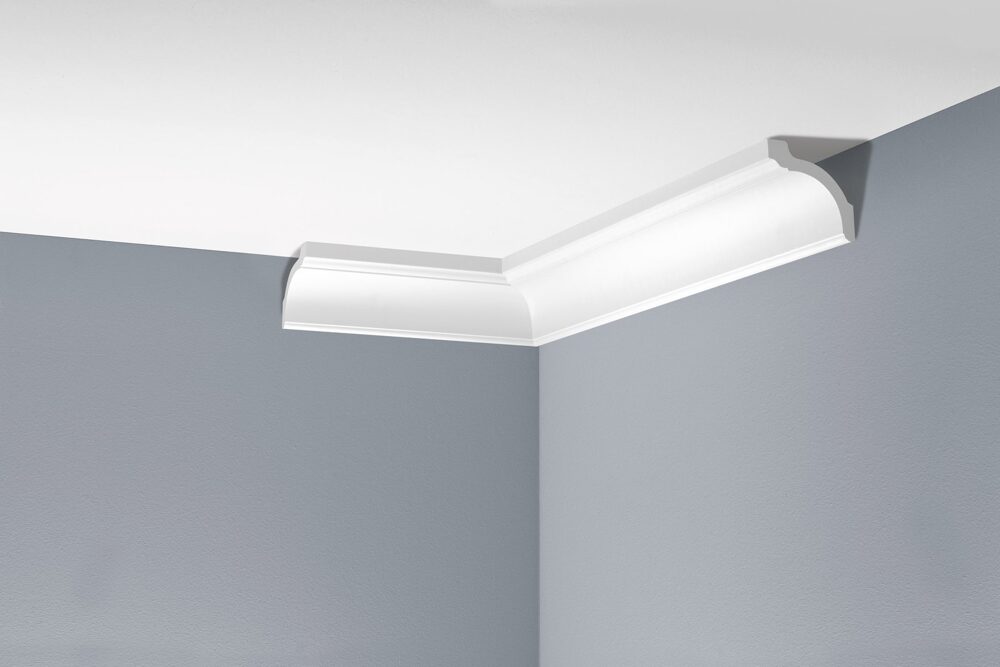 Deckenleiste glatt 90 × 85 mm
