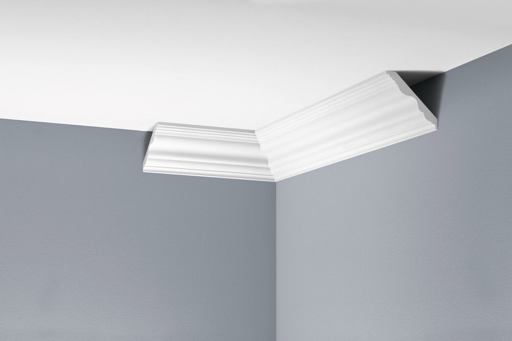 Deckenleiste glatt 100 × 100 mm · Profil 1028