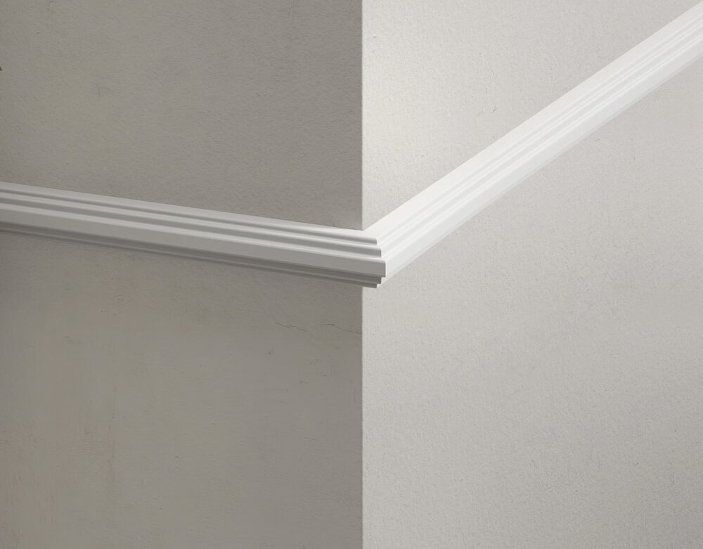 Wandleiste glatt 21 × 15 mm