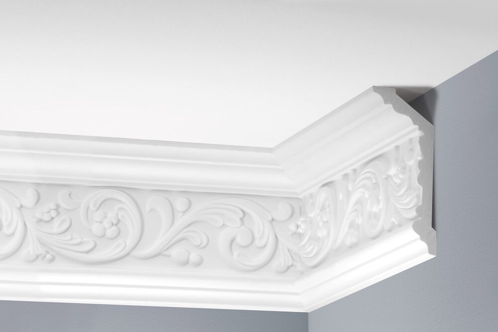 Deckenleiste verziert 159 × 65 mm