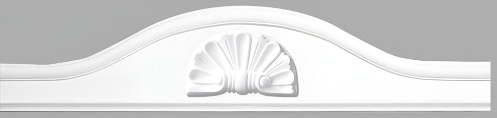 Supraporte (oberes Element der Türumrahmung) 126,5 × 19,5 × 3 cm